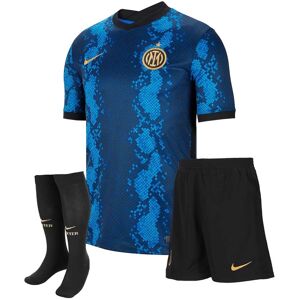 Nike 2021-2022 Inter Milan Little Boys Home Kit - Blue - male - Size: MB 5-6yrs (110-116cm)