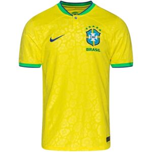 Nike 2022-2023 Brazil Little Boys Home Shirt - Yellow - male - Size: MB 5-6yrs (110-116cm)