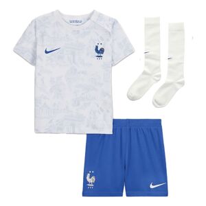 Nike 2022-2023 France Away Little Boys Mini Kit - White - male - Size: SB 4/5yrs (104-110cm)