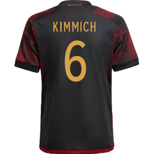 adidas 2022-2023 Germany Away Shirt (Kids) (KIMMICH 6) - Black - male - Size: 11/12 Years - 30-32\" - 81cm adidas 2022-2023 Germany Away Shirt (Kids) (KIMMICH 6) - Black - male - Size: 11/12 Years - 30-32\" - 81cm