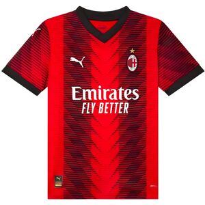 Puma 2023-2024 AC Milan Home Shirt (Kids) - Red - male - Size: 15/16 Years - 34-36\" Puma 2023-2024 AC Milan Home Shirt (Kids) - Red - male - Size: 15/16 Years - 34-36\"