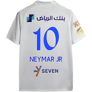 Puma 2023-2024 Al Hilal Away Shirt (NEYMAR JR 10) - Kids - White - male - Size: 7-8 Years - 24/26\" Chest Puma 2023-2024 Al Hilal Away Shirt (NEYMAR JR 10) - Kids - White - male - Size: 7-8 Years - 24/26\" Chest