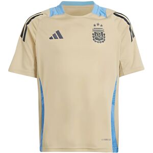 adidas 2024-2025 Argentina Training Jersey (Hazy Beige) - Kids - Gold - male - Size: 15/16 Years - 34-36\" adidas 2024-2025 Argentina Training Jersey (Hazy Beige) - Kids - Gold - male - Size: 15/16 Years - 34-36\"