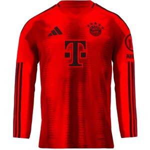 adidas 2024-2025 Bayern Munich Long Sleeve Home Shirt (Kids) - Red - male - Size: 7-8 Years - 26-28\" - 71cm adidas 2024-2025 Bayern Munich Long Sleeve Home Shirt (Kids) - Red - male - Size: 7-8 Years - 26-28\" - 71cm