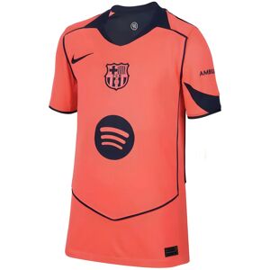 Nike 2025-2026 Barcelona Third Shirt (Kids) - Orange - male - Size: SB 25-27\" Chest (66/69cm) Nike 2025-2026 Barcelona Third Shirt (Kids) - Orange - male - Size: SB 25-27\" Chest (66/69cm)