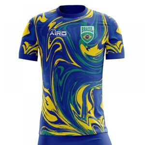 Airo Sportswear 2023-2024 Brazil Away Concept Football Shirt (Kids) - Blue - male - Size: LB 30-32\