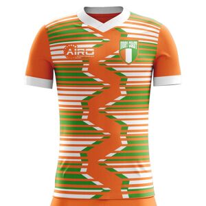Airo Sportswear 2023-2024 Ivory Coast Home Concept Football Shirt (Kids) - Orange - male - Size: XSB 24-26\