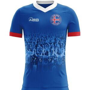 Airo Sportswear 2023-2024 Iceland Supporters Home Concept Football Shirt (Kids) - Red - male - Size: XLB 32-35\