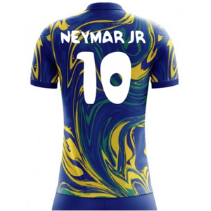 Airo Sportswear 2022-2023 Brazil Away Concept Shirt (Neymar Jr 10) - Kids - Yellow - male - Size: MB 27-29\