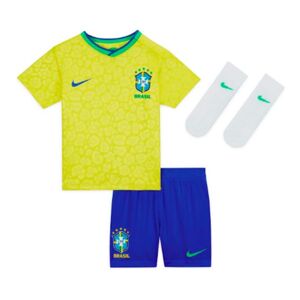 Nike 2022-2023 Brazil Home Infants Baby Kit - Yellow - male - Size: 9/12 Months