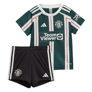 adidas 2023-2024 Man Utd Away Baby Kit - Green - male - Size: 9-12 Months