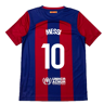 Nike 2023-2024 Barcelona Home Shirt (Kids) (Messi 10) - Red - male - Size: LB 30-32\" Chest (75/81cm)