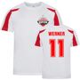 UKSoccershop Timo Werner Leipzig Sports Training Jersey (White) - White - male - Size: XSB (3-4 Years)