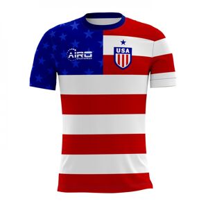 Airo Sportswear 2022-2023 USA Home Concept Football Shirt (Kids) - Red - male - Size: MB 27-29\" Chest (69/75cm)