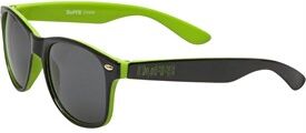 DuFFS Junior Boys Wayfarer Sunglasses Black/Lime DuFFS Junior Boys Wayfarer Sunglasses Black/Lime