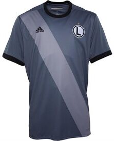 adidas Mens Legia Warsaw Away Jersey Onix/Black/Grey adidas Mens Legia Warsaw Away Jersey Onix/Black/Grey