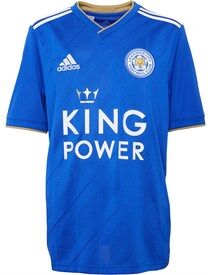 adidas Junior LCFC Leicester City Home Jersey Bold Blue/White adidas Junior LCFC Leicester City Home Jersey Bold Blue/White