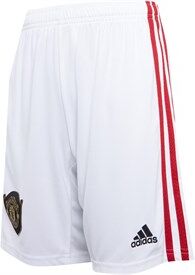 adidas Boys MUFC Manchester United Home Shorts White adidas Boys MUFC Manchester United Home Shorts White