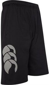 Canterbury Mens Vapodri Cotton Training Shorts Black Canterbury Mens Vapodri Cotton Training Shorts Black