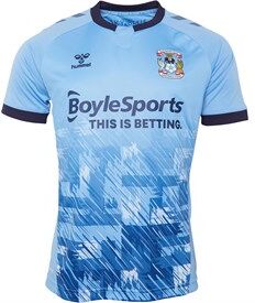 Hummel Mens CCFC Coventry City 20-21 Home Jersey Blue/Navy Hummel Mens CCFC Coventry City 20-21 Home Jersey Blue/Navy