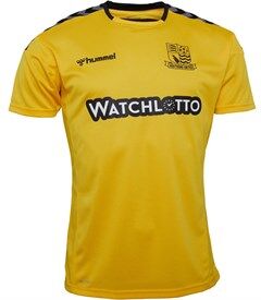 Hummel Mens SUFC Southend United Third Jersey Yellow/Black Hummel Mens SUFC Southend United Third Jersey Yellow/Black