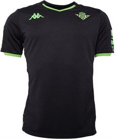 Kappa Mens RBB Real Betis Away Jersey Black/Green Acid Kappa Mens RBB Real Betis Away Jersey Black/Green Acid
