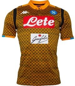 Kappa Mens SSC Napoli Kombat Gara Goalkeeper Jersey Orange Fantasy Kappa Mens SSC Napoli Kombat Gara Goalkeeper Jersey Orange Fantasy