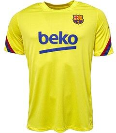 Nike Mens FCB Barcelona Breathe Strike Top Bright Yellow/Deep Royal Blue Nike Mens FCB Barcelona Breathe Strike Top Bright Yellow/Deep Royal Blue