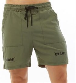 OKAMI Mens Sprint 5 Inch Shorts Khaki OKAMI Mens Sprint 5 Inch Shorts Khaki