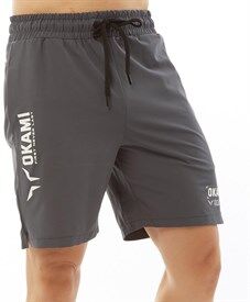 OKAMI Mens Ninja 7 Inch Shorts Dark Grey OKAMI Mens Ninja 7 Inch Shorts Dark Grey