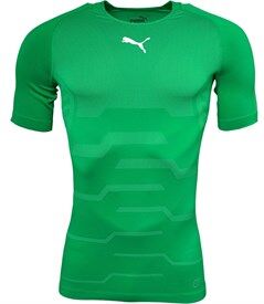 Puma Mens Evoknit Goalkeeper Top Bright Green/Puma White Puma Mens Evoknit Goalkeeper Top Bright Green/Puma White
