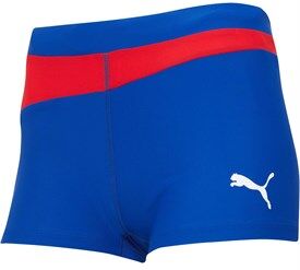 Puma Womens Volleyball Hot Pants Surf The Web/Puma Red Puma Womens Volleyball Hot Pants Surf The Web/Puma Red