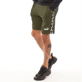 Puma Mens Amplified Taped Shorts Forest Night Puma Mens Amplified Taped Shorts Forest Night