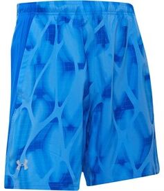 Under Armour Mens Launch Sw 7 Inch Printed Running Shorts Blue