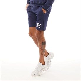 Umbro Mens Active Style Jog Shorts Medieval Blue/White Umbro Mens Active Style Jog Shorts Medieval Blue/White