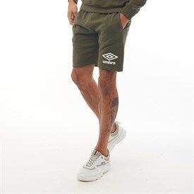 Umbro Mens Active Style Jog Shorts Olive Night/White Umbro Mens Active Style Jog Shorts Olive Night/White