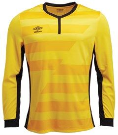 Umbro Mens Vision Tech Long Sleeve Football Jersey Yellow Umbro Mens Vision Tech Long Sleeve Football Jersey Yellow