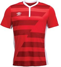Umbro Mens Vision Tech Short Sleeve Football Jersey Vermillion Umbro Mens Vision Tech Short Sleeve Football Jersey Vermillion