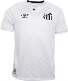 Umbro Mens Santos Home Jersey White/Blue Umbro Mens Santos Home Jersey White/Blue