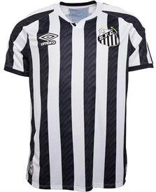Umbro Mens Santos Away Jersey White/Black/Blue Umbro Mens Santos Away Jersey White/Black/Blue