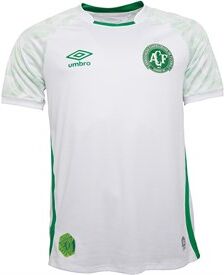 Umbro Mens Chapecoense Away Jersey White/Green Umbro Mens Chapecoense Away Jersey White/Green