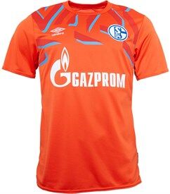 Umbro Mens S04 Schalke Home Goalkeeper Jersey Orange Umbro Mens S04 Schalke Home Goalkeeper Jersey Orange