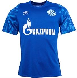 Umbro Mens S04 Schalke Home Jersey Deep Surf/Dazzling Blue/Brilliant White Umbro Mens S04 Schalke Home Jersey Deep Surf/Dazzling Blue/Brilliant White