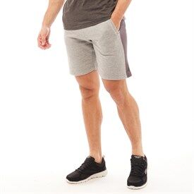 SKECHERS SPORT SKECHERS Mens Kacey Performance Fleece Shorts Grey Marl SKECHERS SPORT SKECHERS Mens Kacey Performance Fleece Shorts Grey Marl