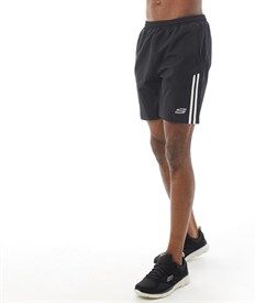 SKECHERS SPORT SKECHERS Mens Orion Striped Sports Shorts Grey SKECHERS SPORT SKECHERS Mens Orion Striped Sports Shorts Grey