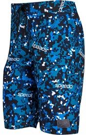 Speedo Mens Printed Leisure 22 Inch Water Shorts Black/Navy Speedo Mens Printed Leisure 22 Inch Water Shorts Black/Navy