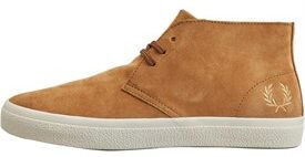 Fred Perry Mens Portwood Suede Trainers Brown Sugar Fred Perry Mens Portwood Suede Trainers Brown Sugar