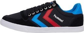 Hummel Womens Slimmer Stadil Low Black/Blue/Red/Gum Hummel Womens Slimmer Stadil Low Black/Blue/Red/Gum