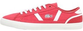 Lacoste Mens Sideline Red/Off White Lacoste Mens Sideline Red/Off White