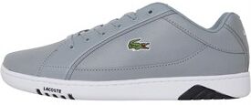 Lacoste Mens Deviation II Trainers Grey/Black Lacoste Mens Deviation II Trainers Grey/Black
